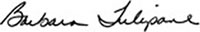 Barbara Tulipane Signature